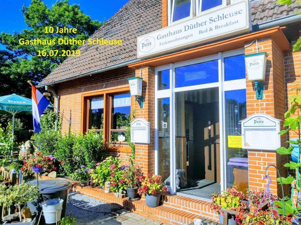 Gasthaus Duether Schleuse Duthe Exterior foto